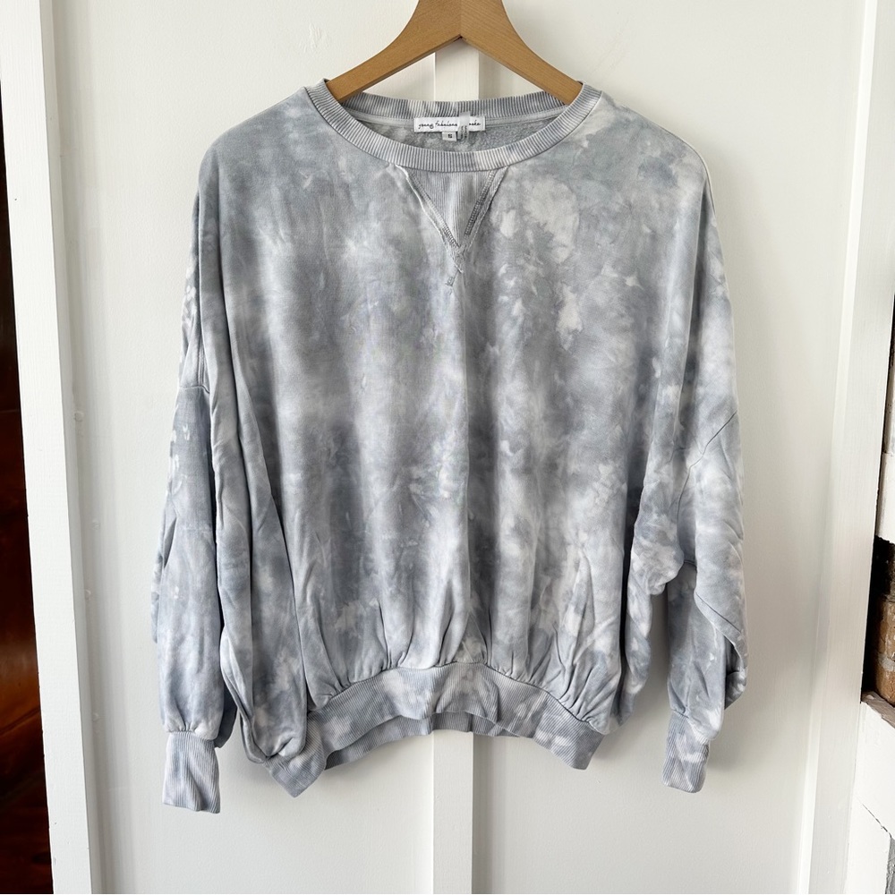 YFB blue Juliette oversized sweatshirt